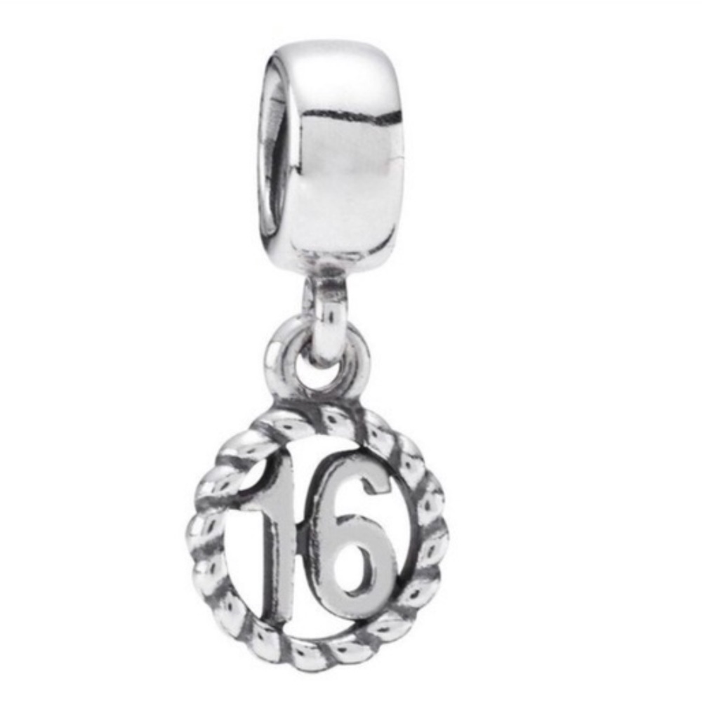 Retired Pandora “Sweet Sixteen” Dangling Charm